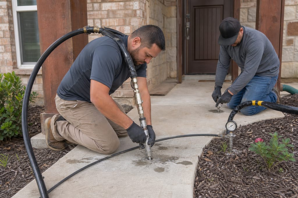 Polyurethane Concrete Lifting photo