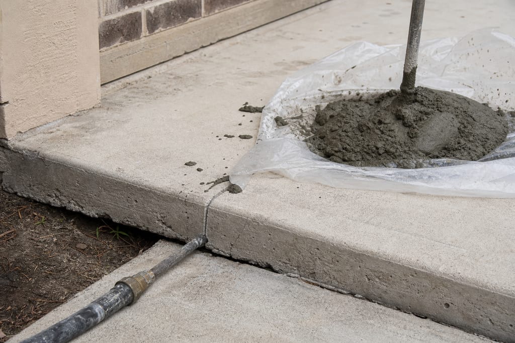 Cement-based mud slurry photo
