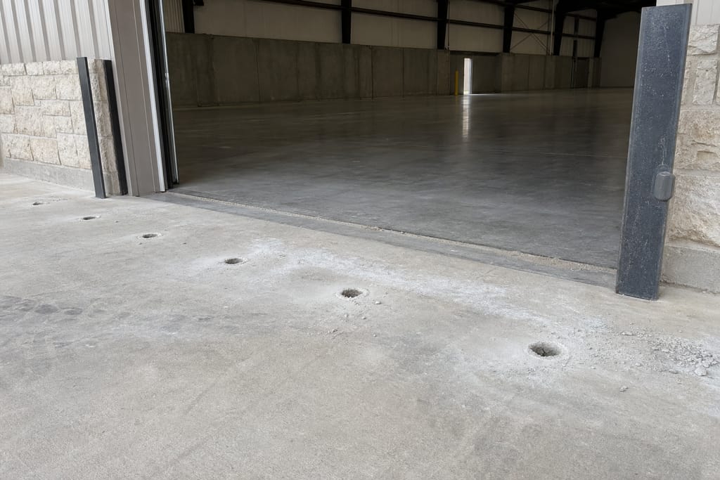 Drilling access points photo